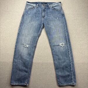 Ralph Lauren‎ Jeans Womens 33x27 Distressed Relaxed Straight Prescott 20